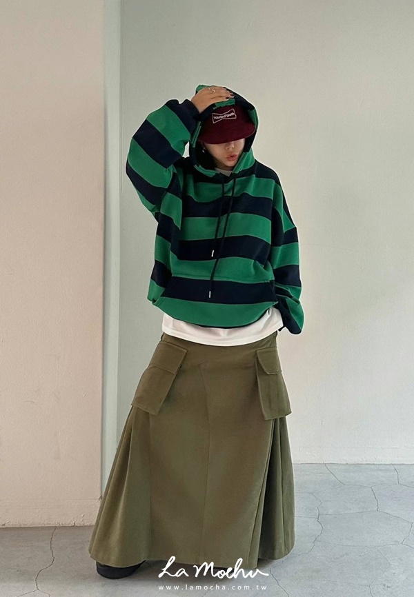 立體口袋工作傘裙